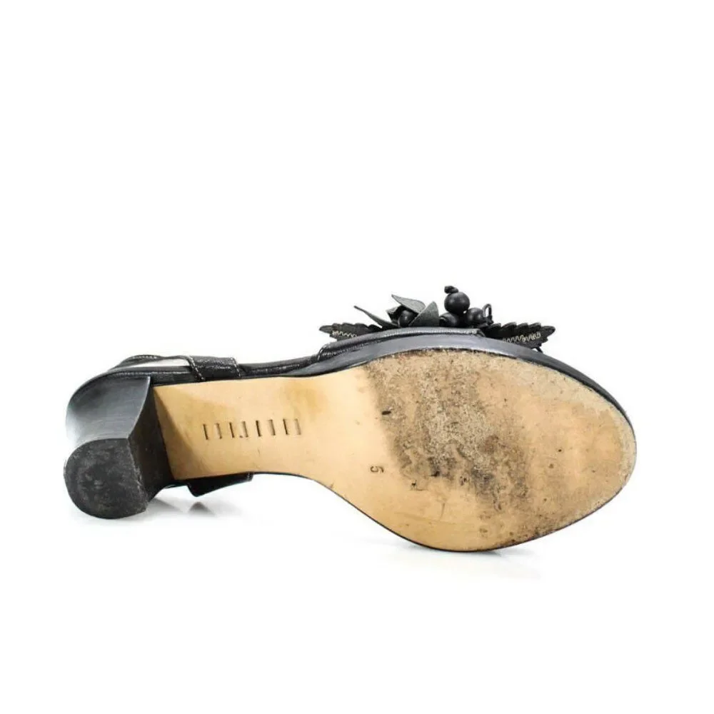 Stephane Kelian Blk Slingbacks Sandal UK 5 US 6.5 - Picture 4 of 5